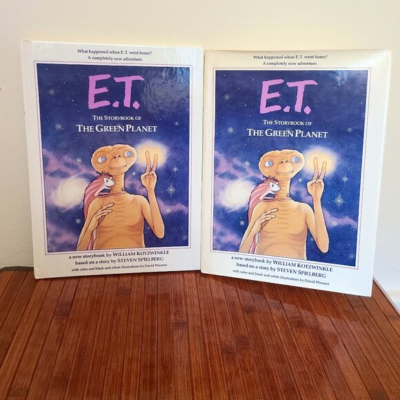 E.T. The Storybook of The Green Planet HC/DJ - 1985 - Picture 3 of 10